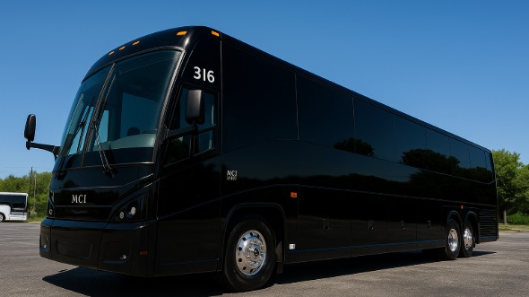 san mateo government and military charter bus rental