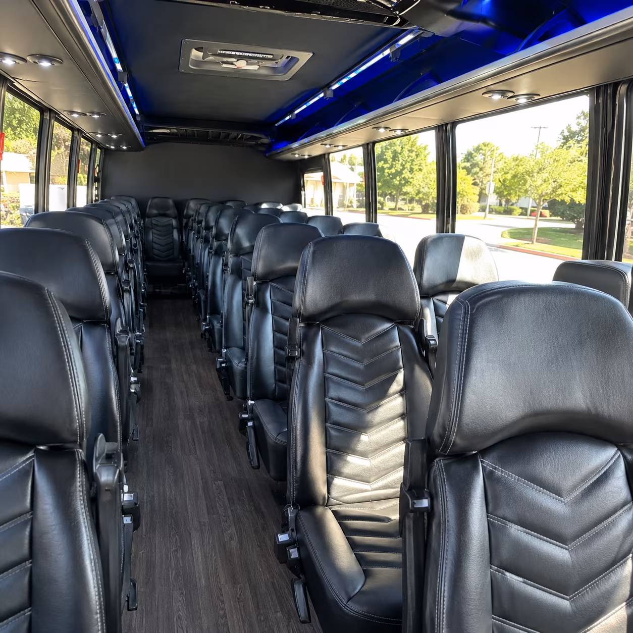 San Mateo Airport Shuttle & Transportation onboard seating