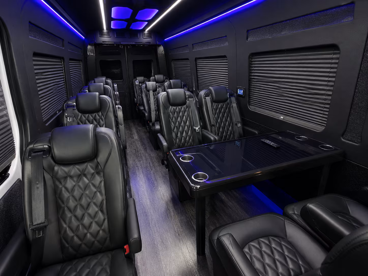 San Mateo Airport Shuttle & Transportation party bus exterior
