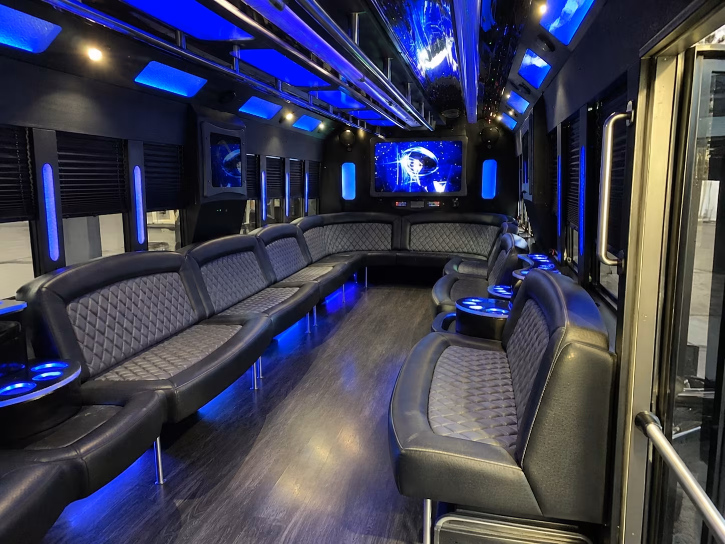 San Mateo Bachelor & Bachelorette Transportation party bus exterior