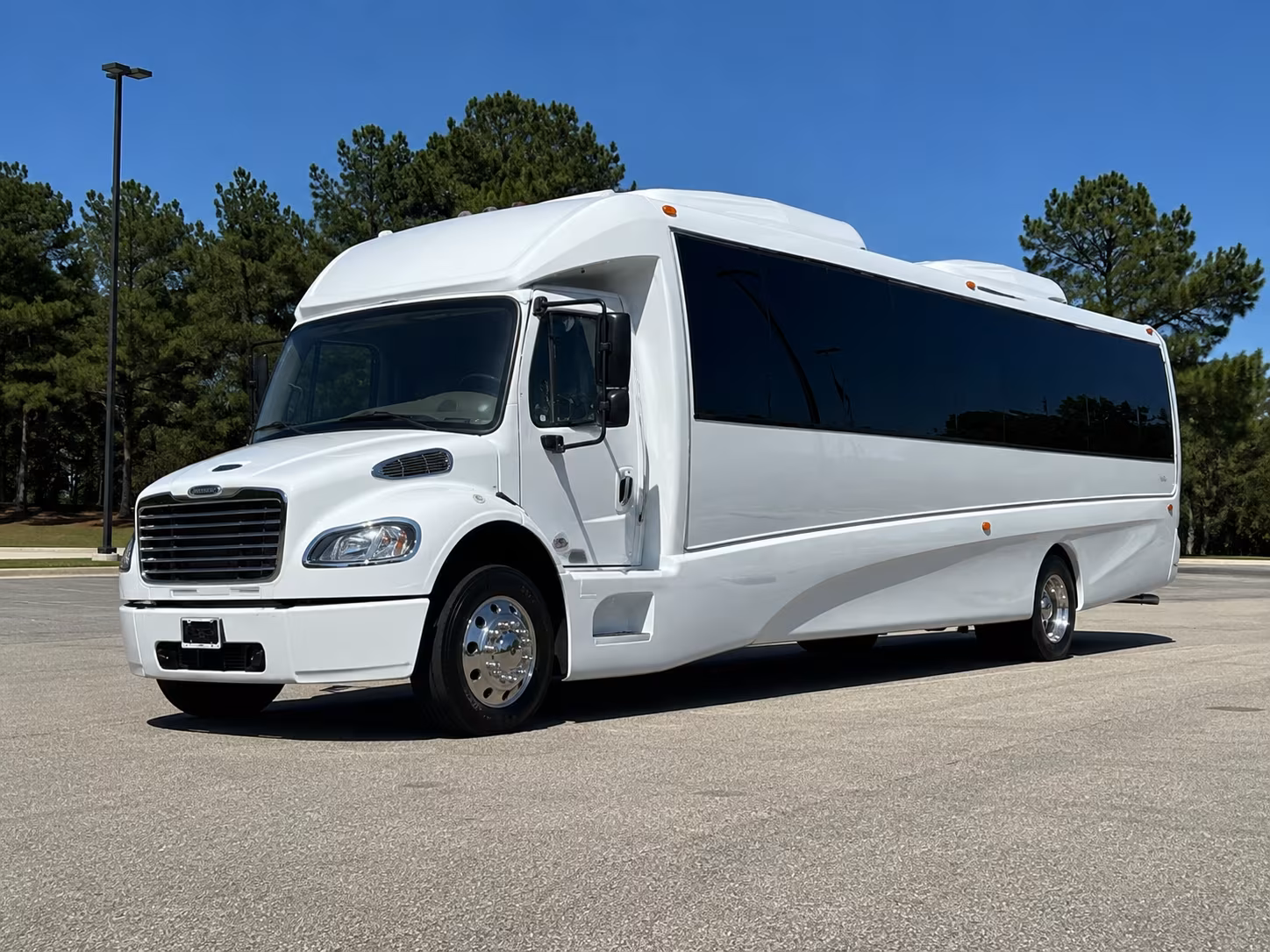 San Mateo Birthday, Sweet 16, & Quinceañera Transportation party bus exterior