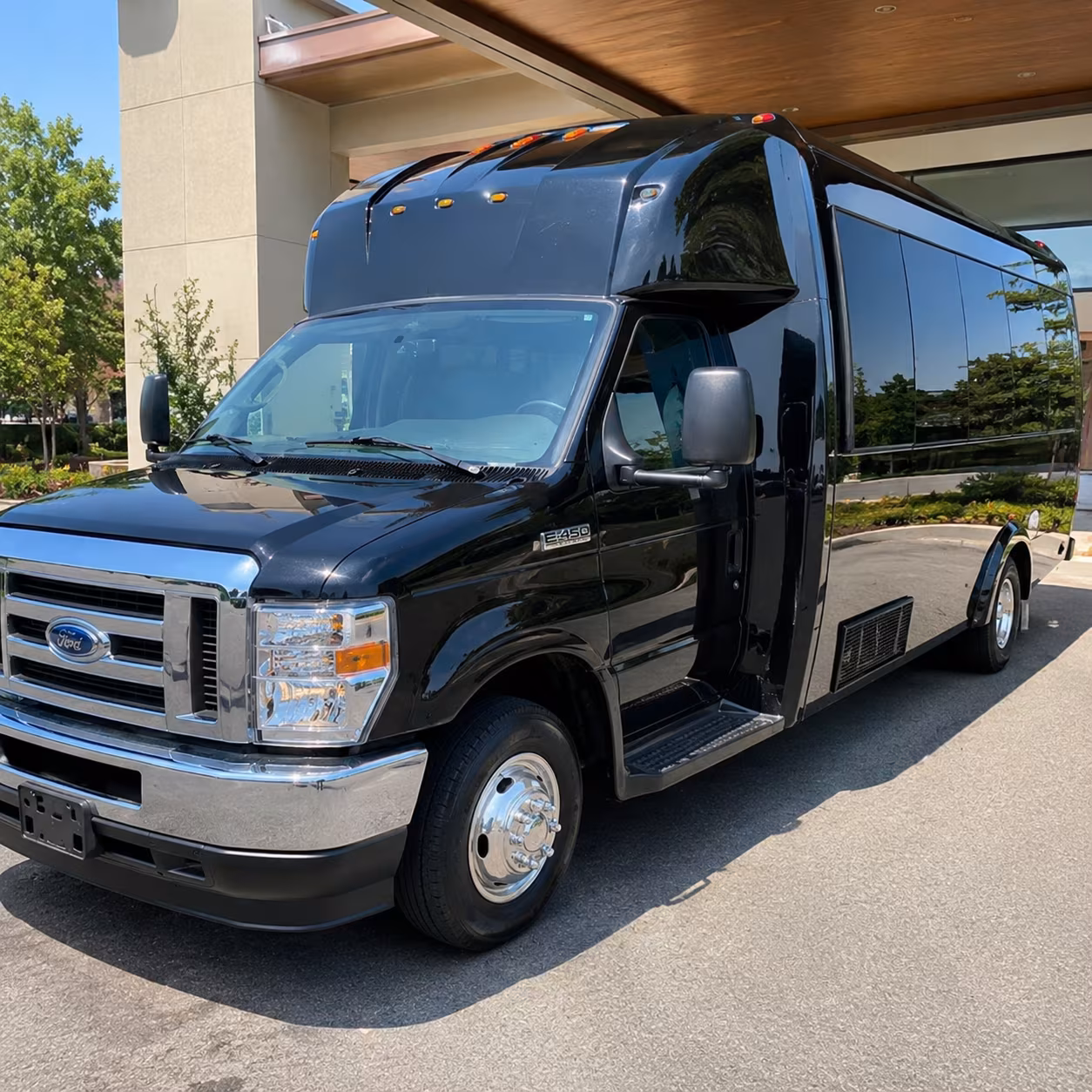 San Mateo Concert & Music Festival Transportation party bus exterior