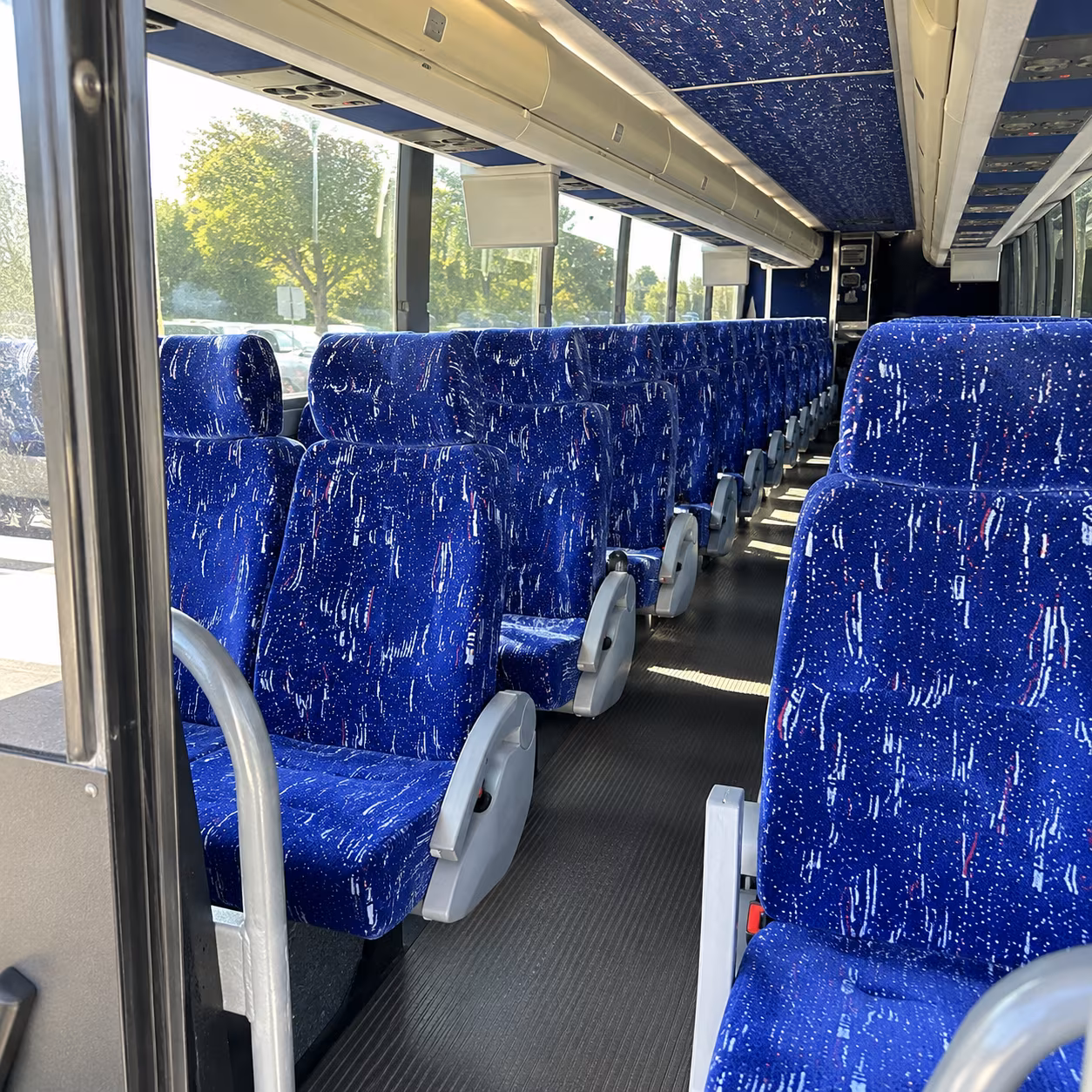 San Mateo Corporate Transportation party bus exterior