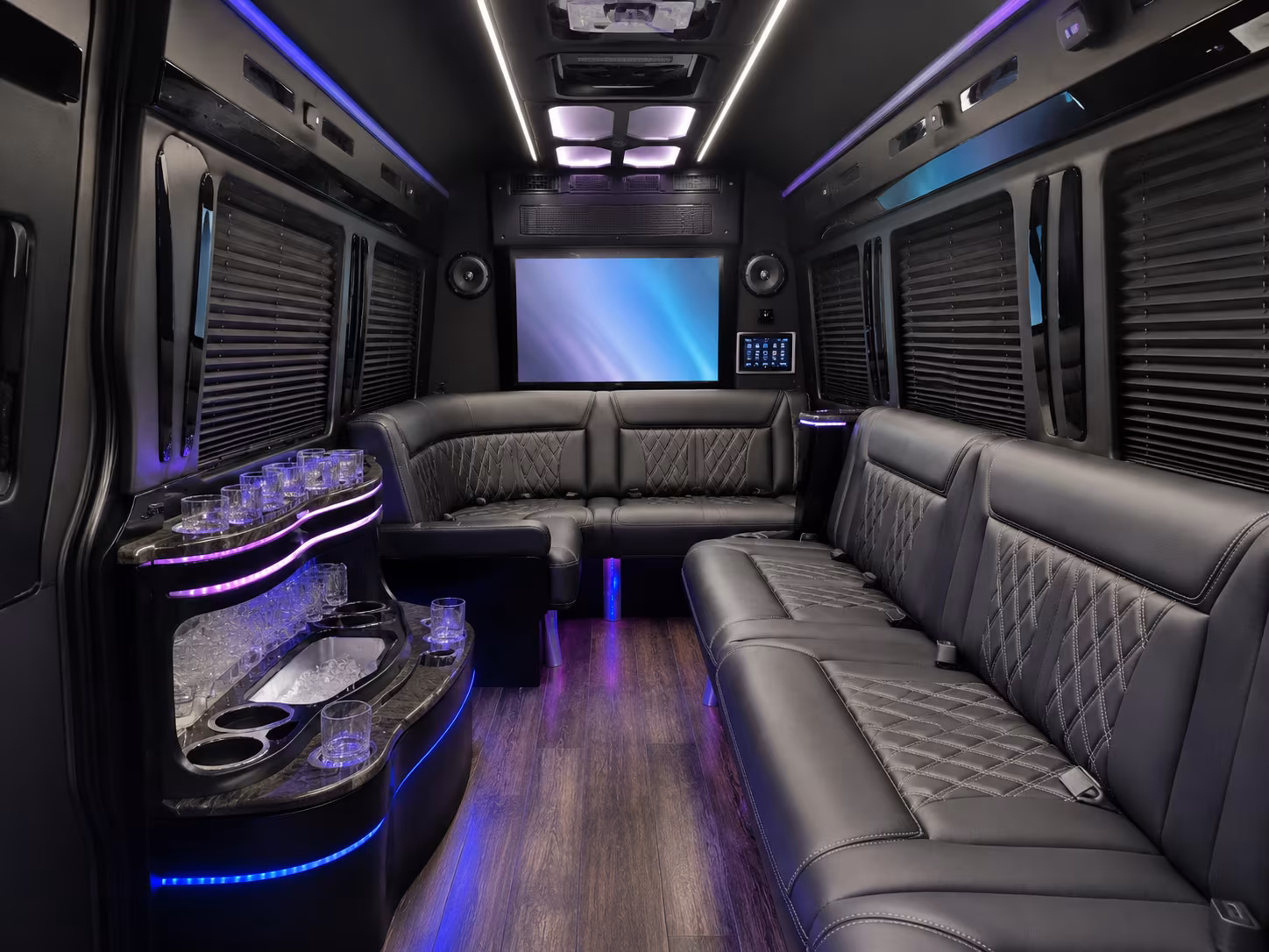 San Mateo Corporate Transportation onboard seating