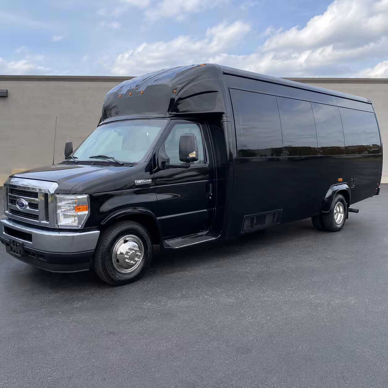 San Mateo Prom & Homecoming Transportation party bus exterior